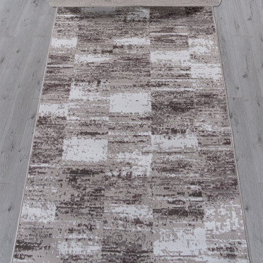 Ковер F394 - GRAY - Дорожка - коллекция SILVER