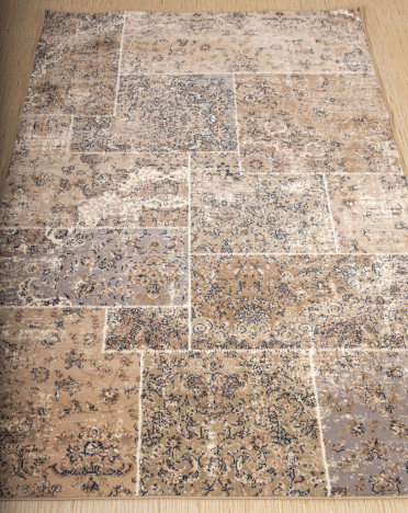 Ковер монгольский 6A565-130 Hunnu (Шерсть, бежевый)