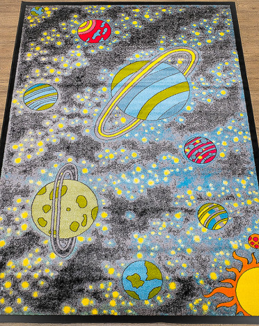 Ковер российский 20742-22044 Фэнси (Фризе, голубой, кремовый)