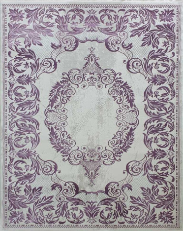 Ковер турецкий 36567A Amatis Lux (Акрил, фиолетовый, серый)
