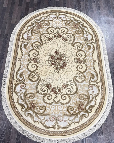 Ковер бельгийский 5094498440 KUNDUZ (Вискоза, кремовый)