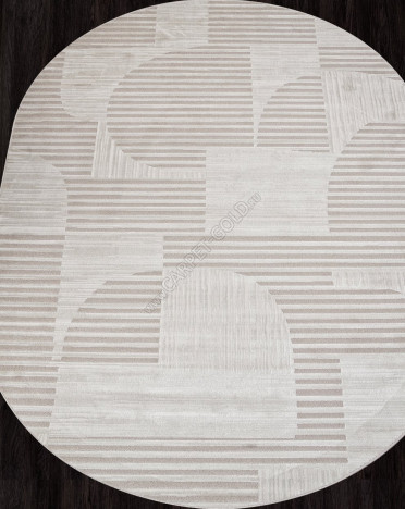 Ковер российский F440 DIOS (PP Heatset Высокоплотный, кремовый)