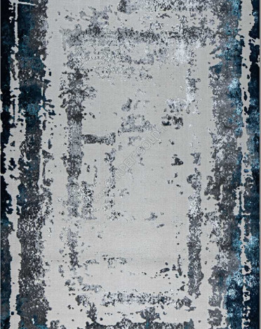 Ковер турецкий 36897J Avalon Carpet (Полиэстер хит-сет, синий, серый)