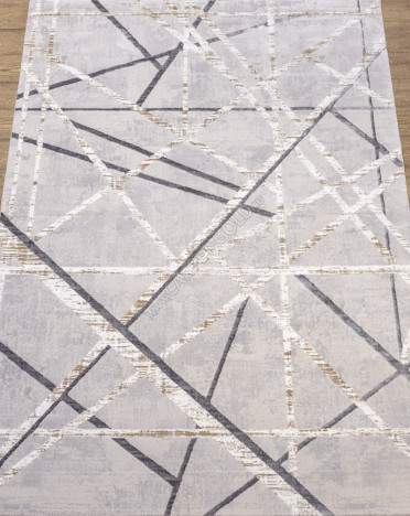 Ковер турецкий N914A Prado (Полиэстер, серый)