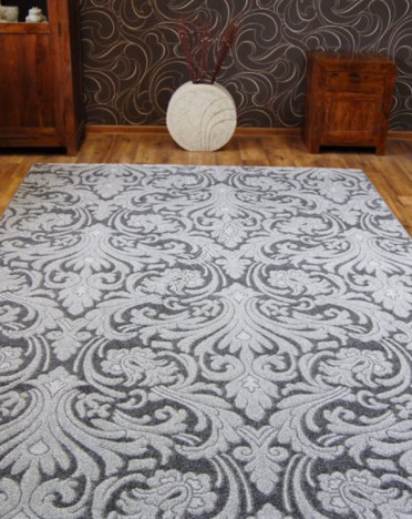 Ковер польский Agnella Meteo Bryza platinum (полипропилен, серый)