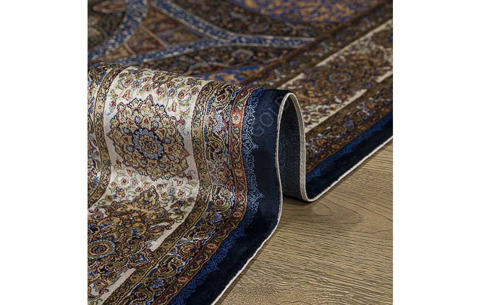 КОВРЫ ДИЗАЙН 2015C ЦВЕТ NAVY / CREAM