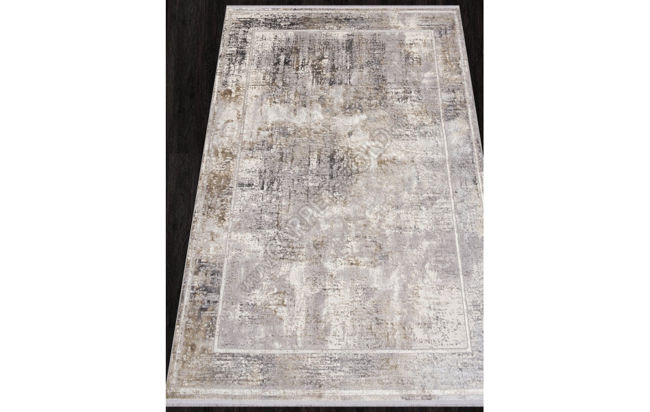 Ковер 00225A - GREY FDY / BEIGE FDY - Прямоугольник - коллекция ASADU
